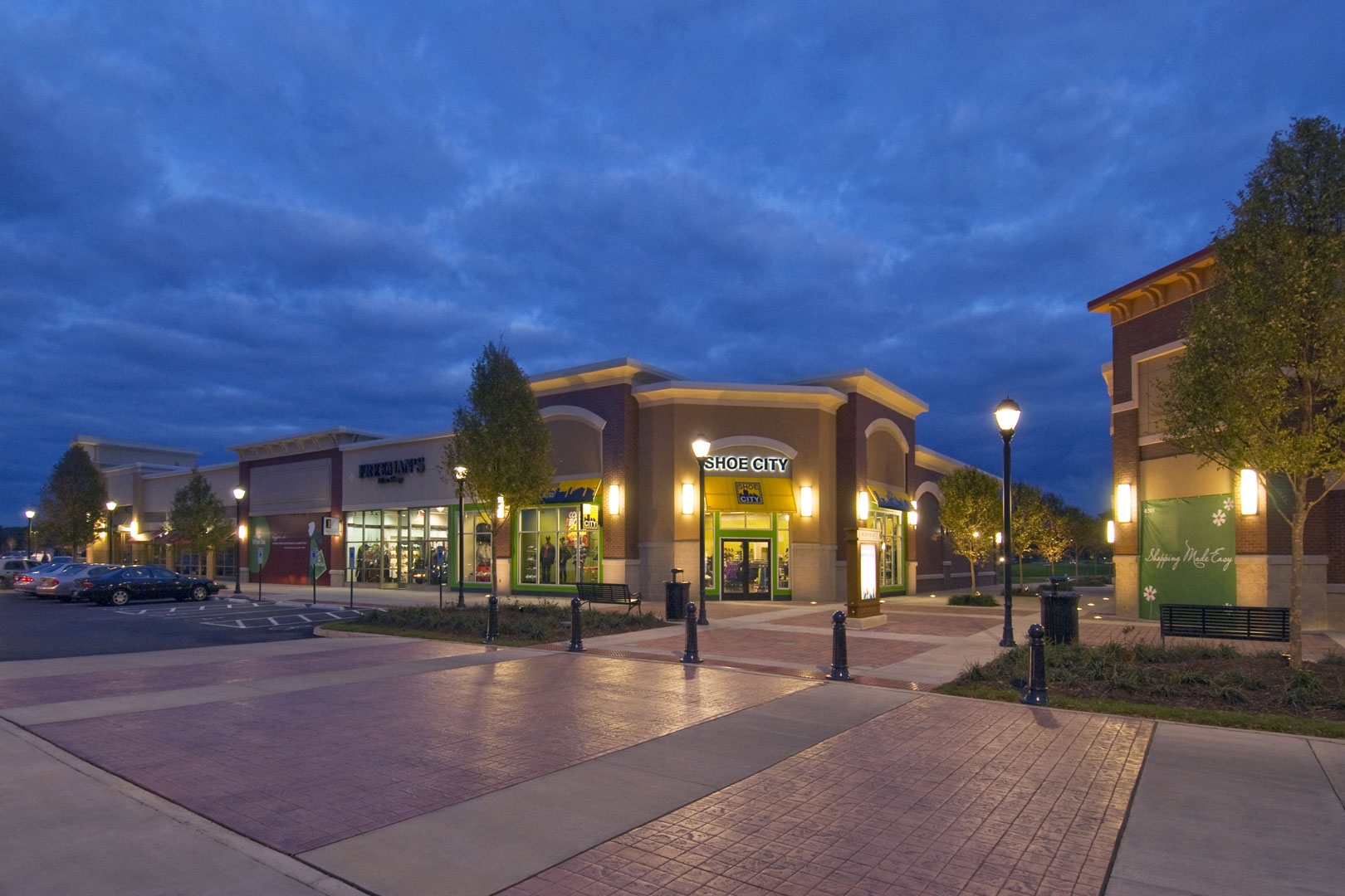 Retail Architecture The Shops At White Oak Village Richmond Virginia Bowen