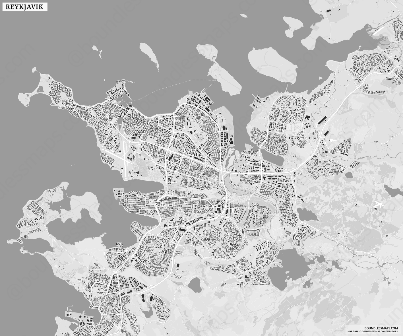 Printable Map Of Iceland Os
