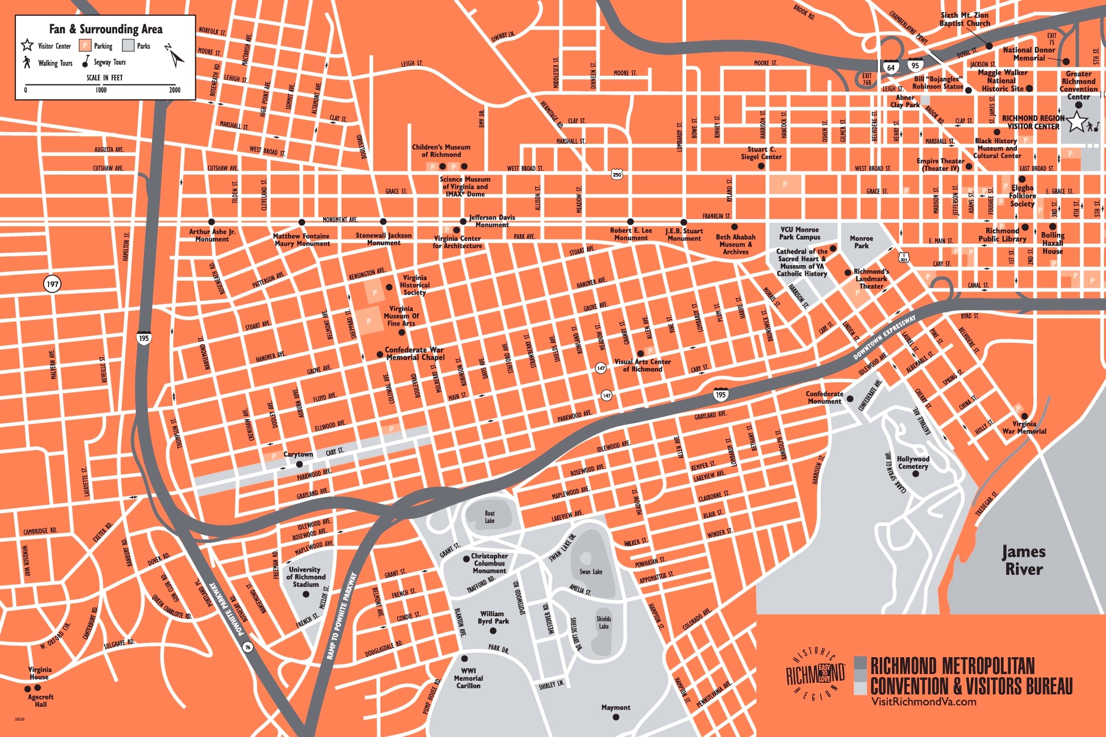Richmond Tourist Map Ontheworldmap