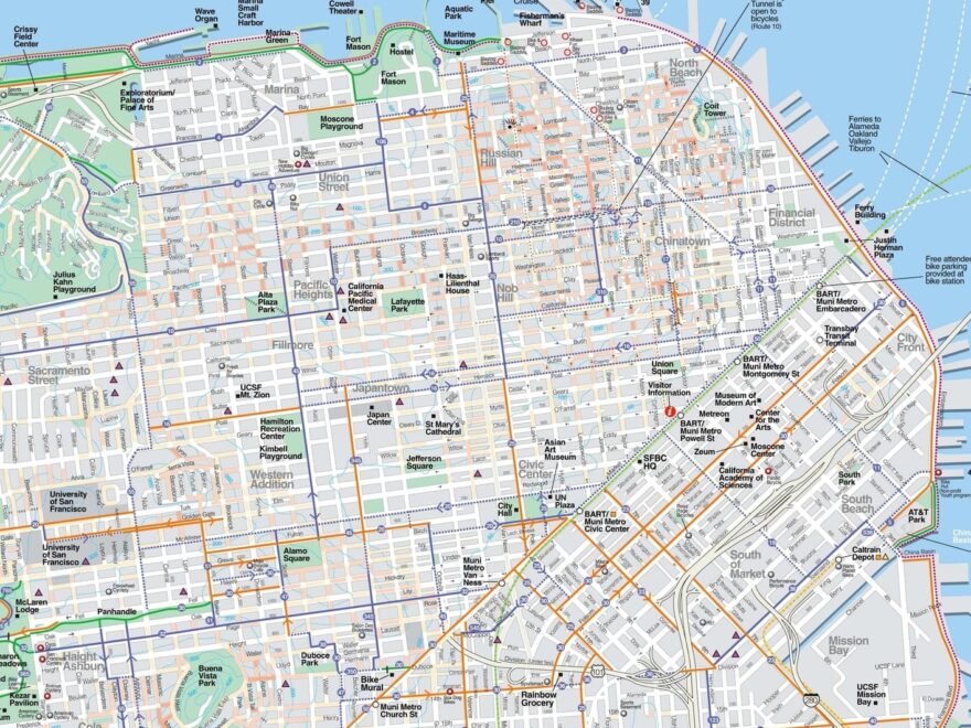 San Fracisco Map The Tourist Maps Of SF To Plan Your Trip