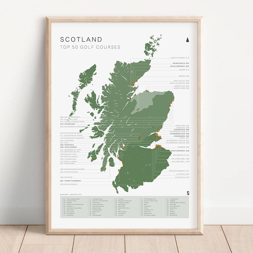 Printable Golf Map Of Scotland Free Printable Golf Map Of Scotland Free