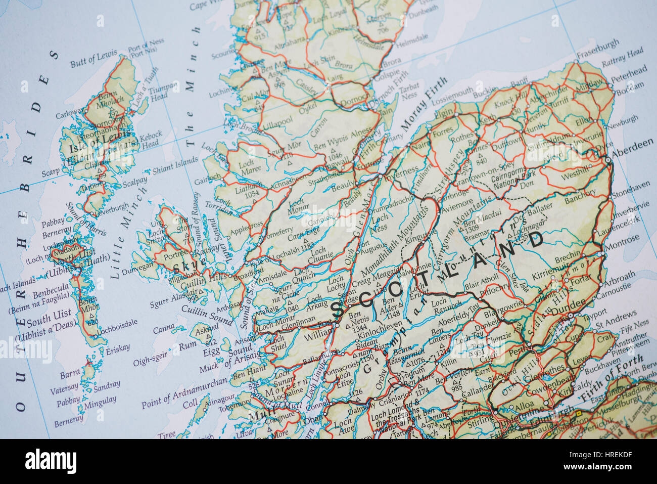 Printable Travel Map Of Scotland Printable Travel Map Of Scotland