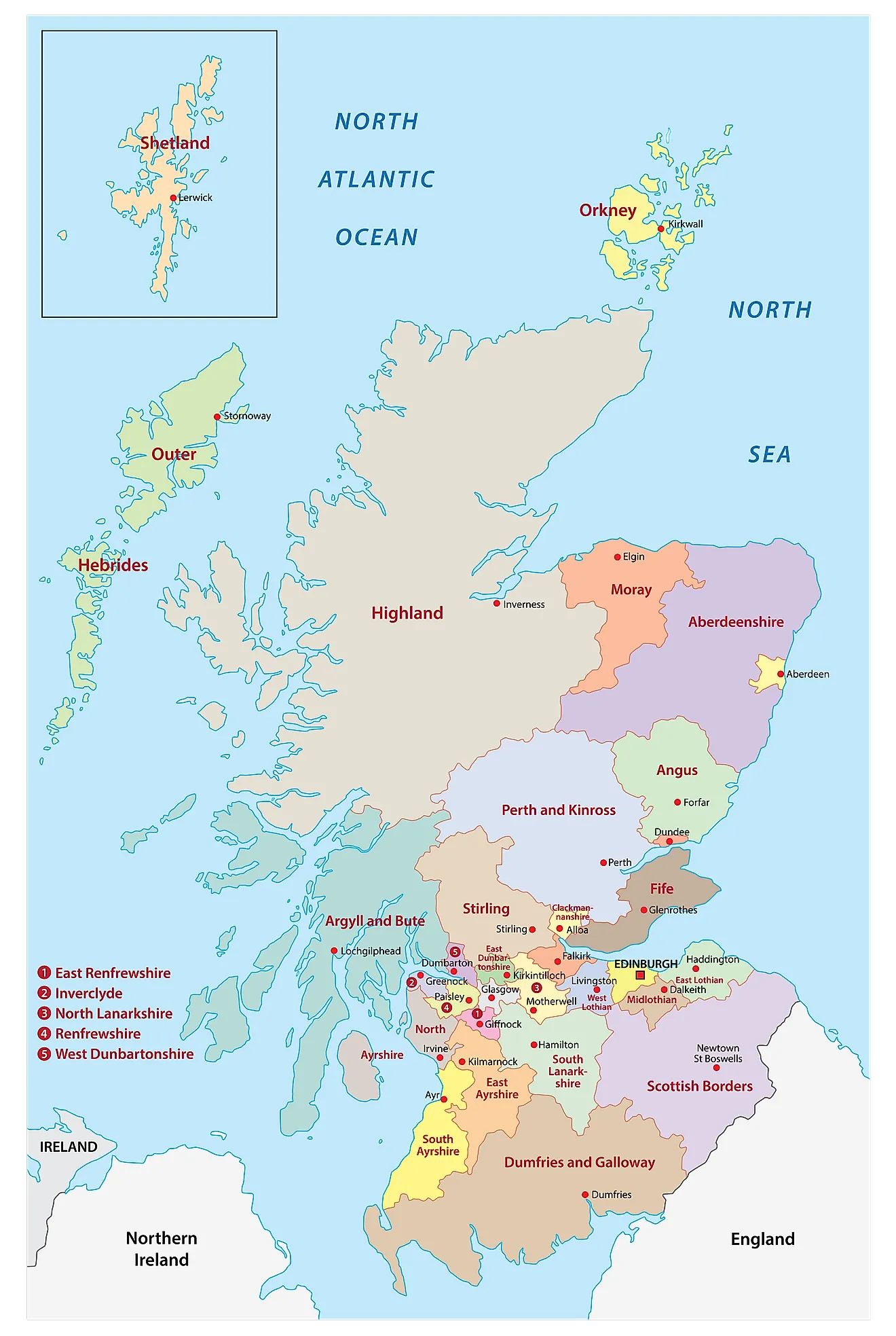 Scotland Maps Facts World Atlas