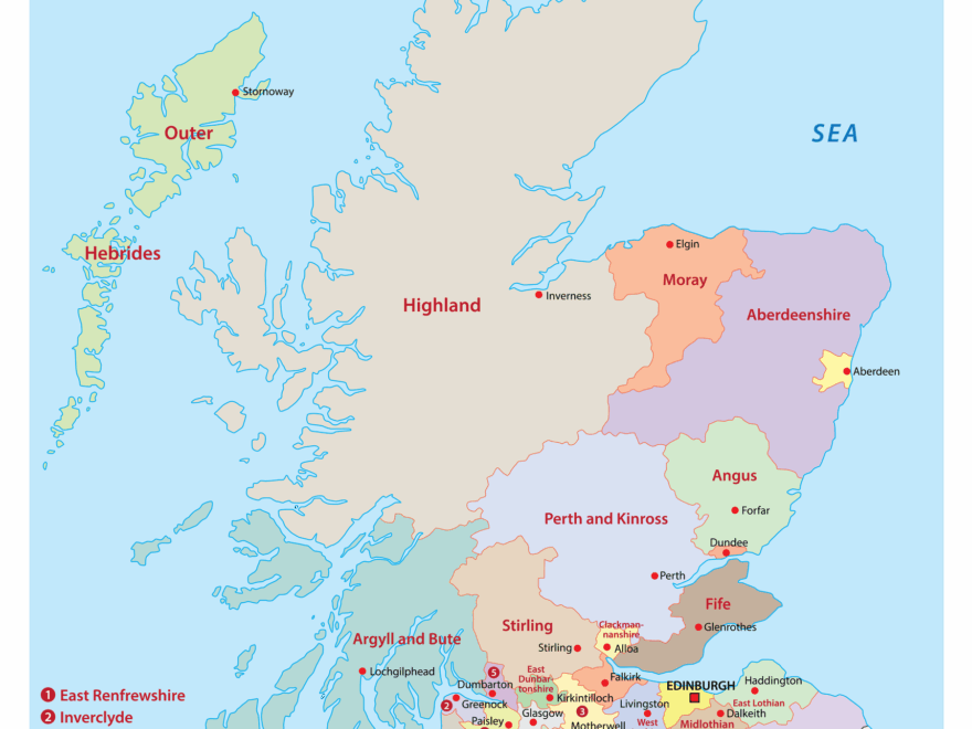 Scotland Maps Facts World Atlas