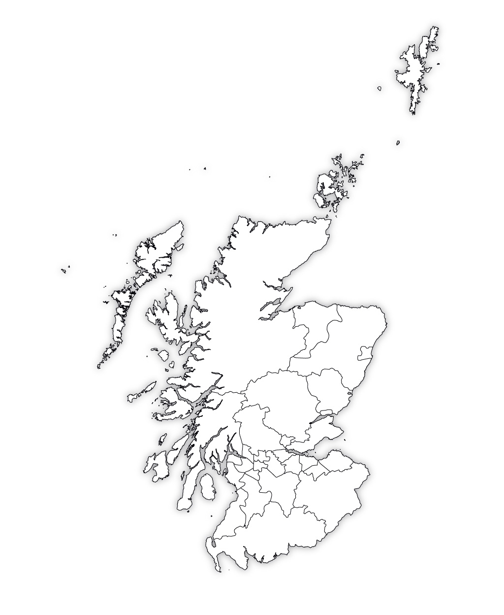 Scotland Outline Map Scotland Blank Map Scotland Outline Map Scotland Blank Map