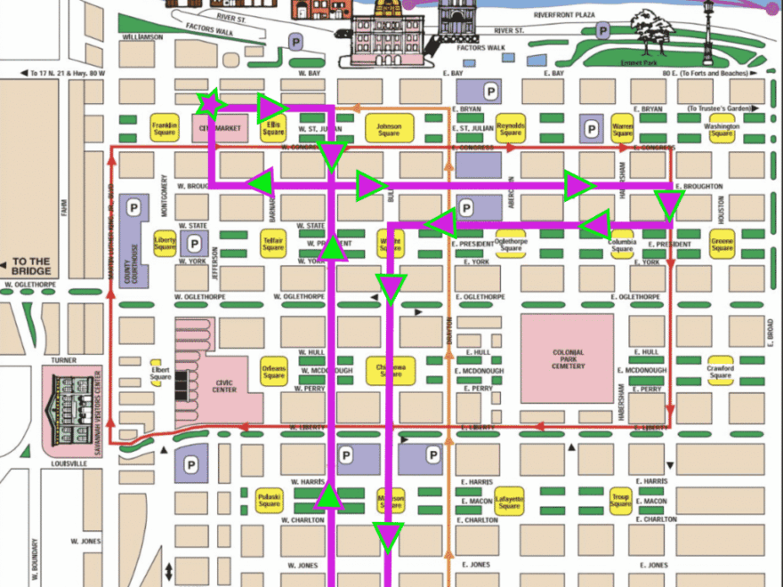 Self Guided Walking And Shopping Tour Savannah GA Savannah