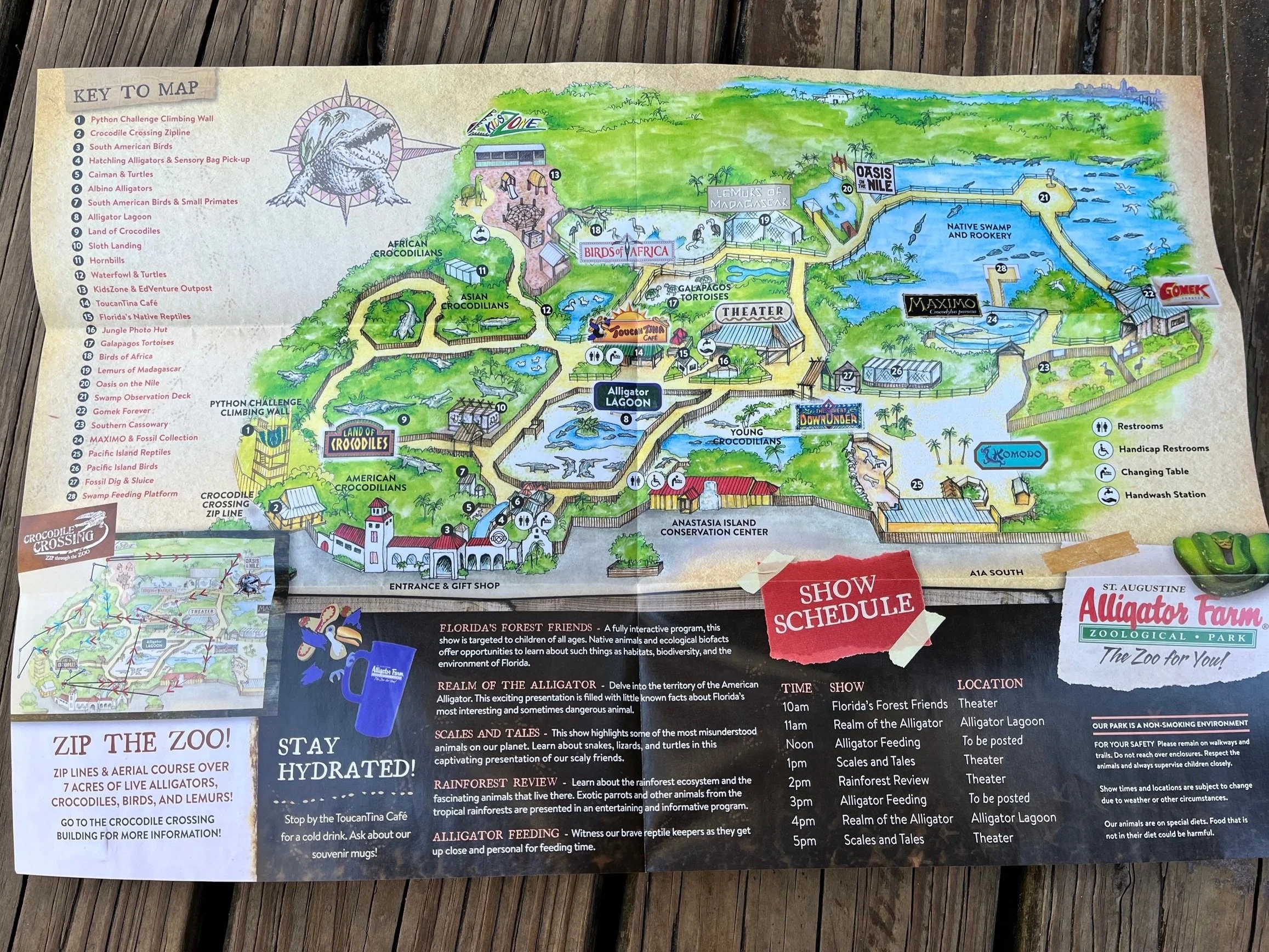 Printable Map Of St Augustine Attractions