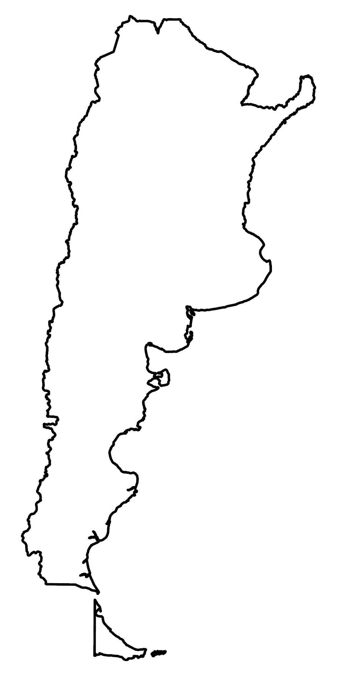 South America Outline Map Free Printable