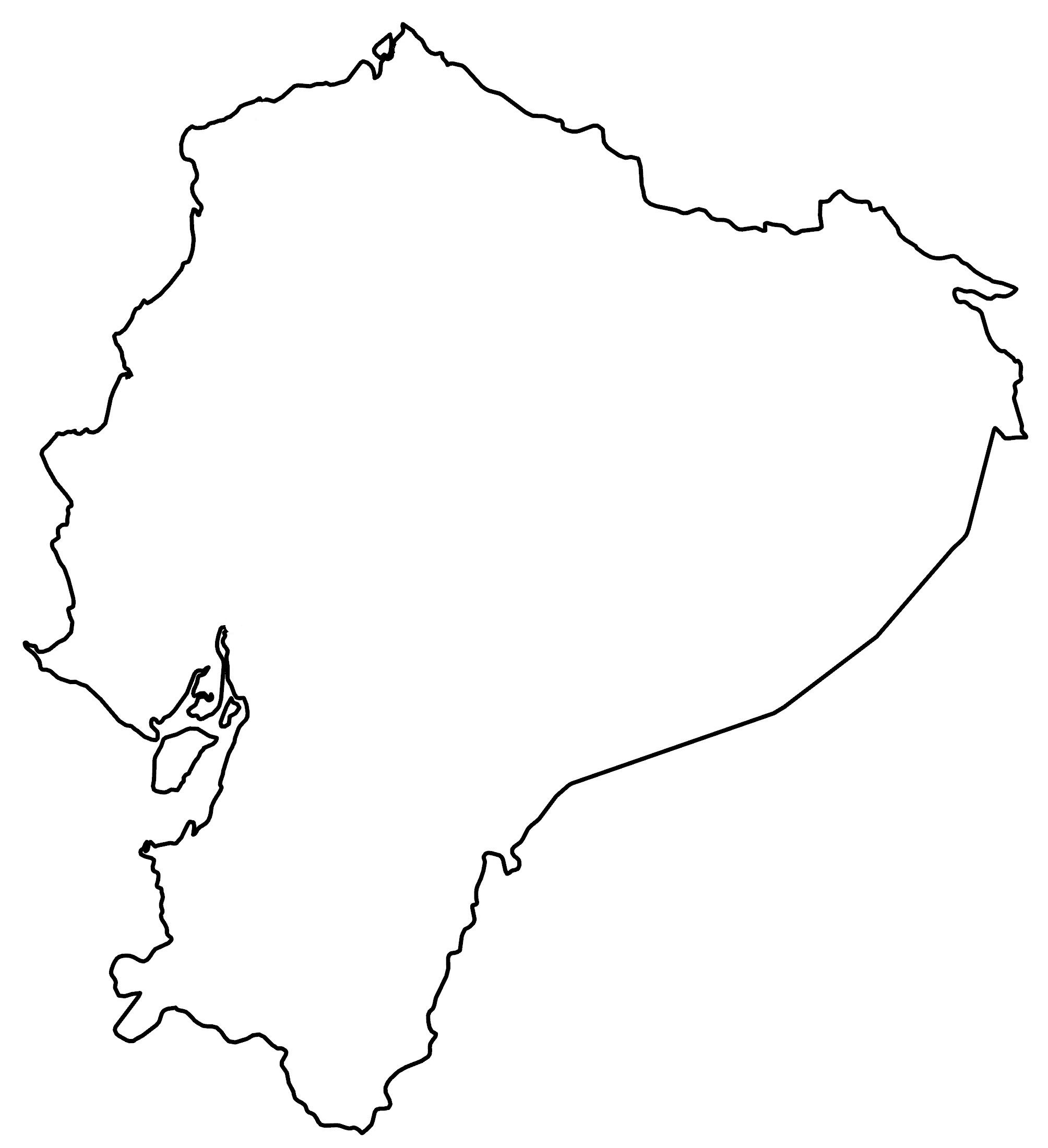 South America Blank Map And Country Outlines GIS Geography