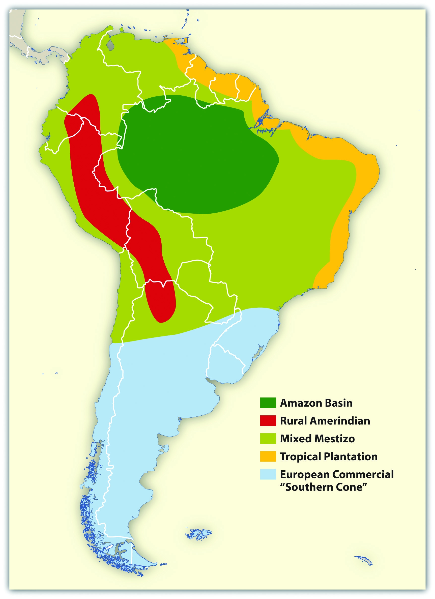 Printable Map Of South America Conceptdraw