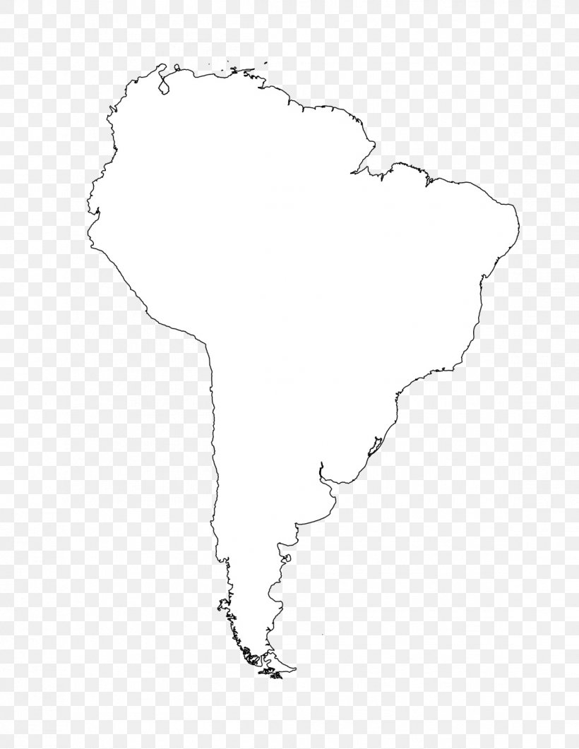 3 South America Coloring Printable Blank Map