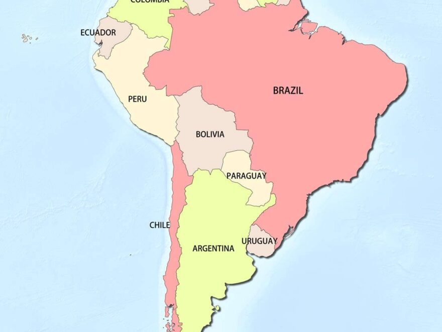 South America Political Map