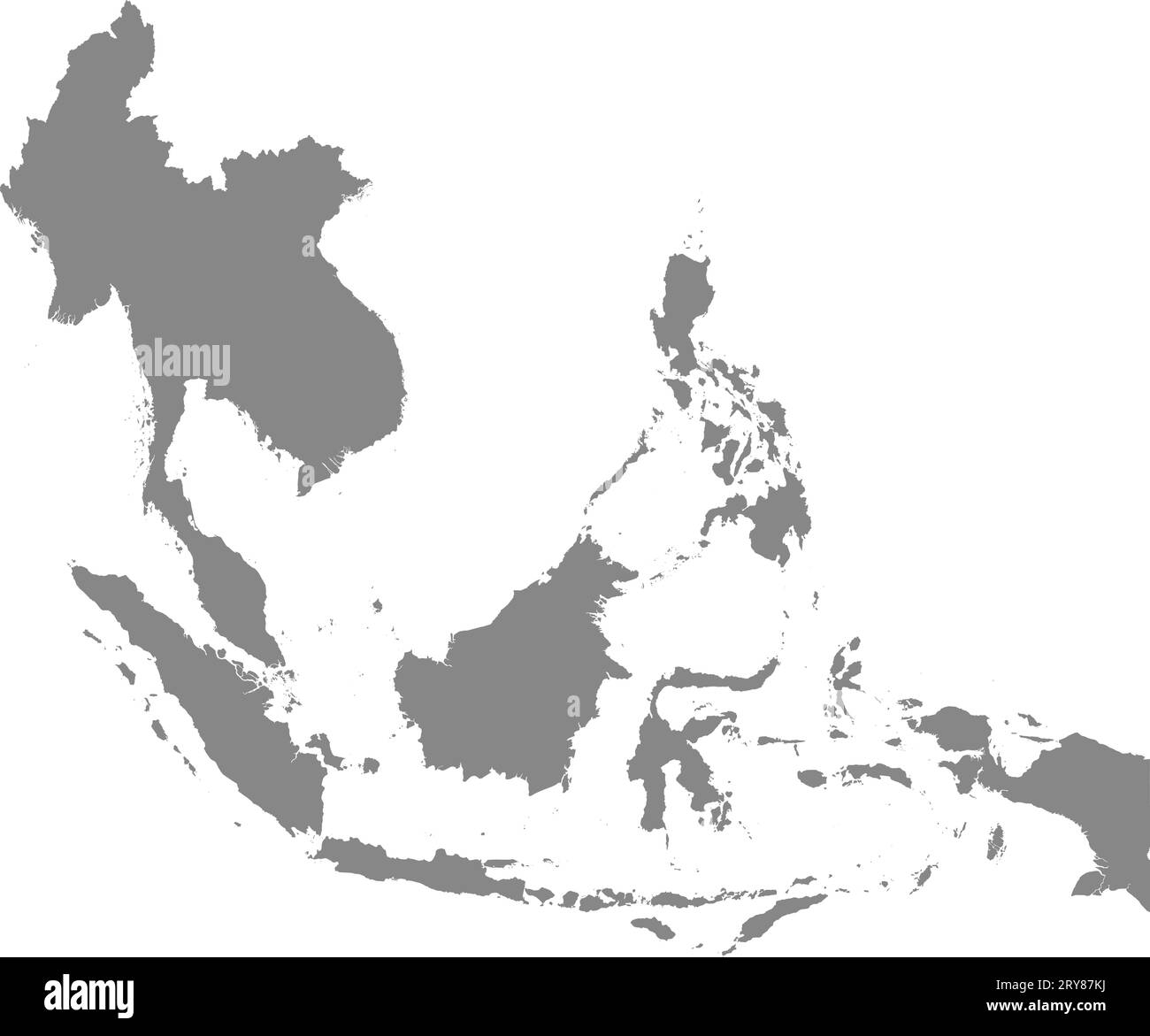 Southeast Asian Map Printable
