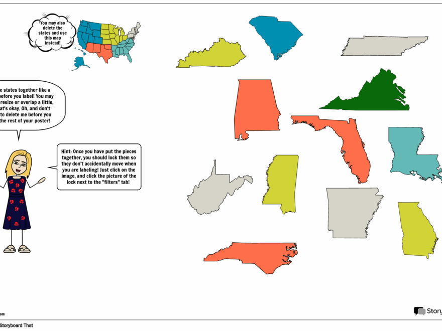 Southeast Region Map Activity Explore US Geography 2025