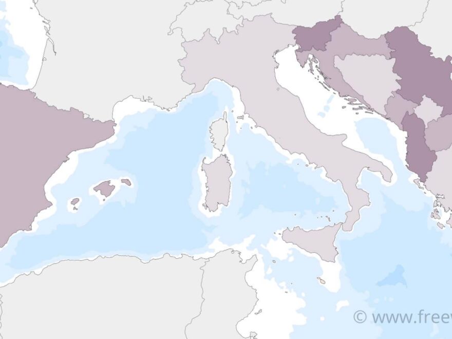 Southern Europe Maps By Freeworldmaps