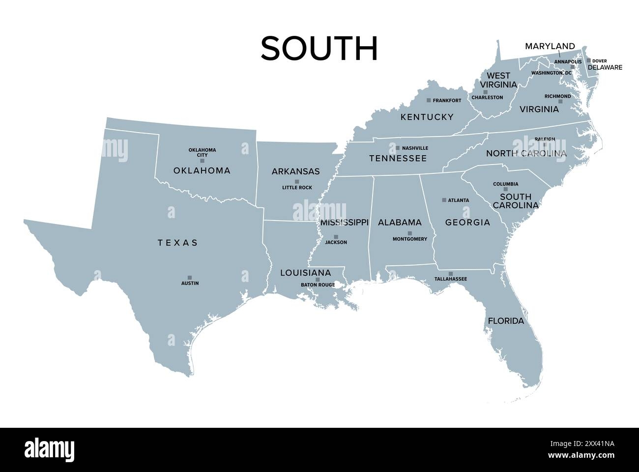 Southeast Us Map Printable Project