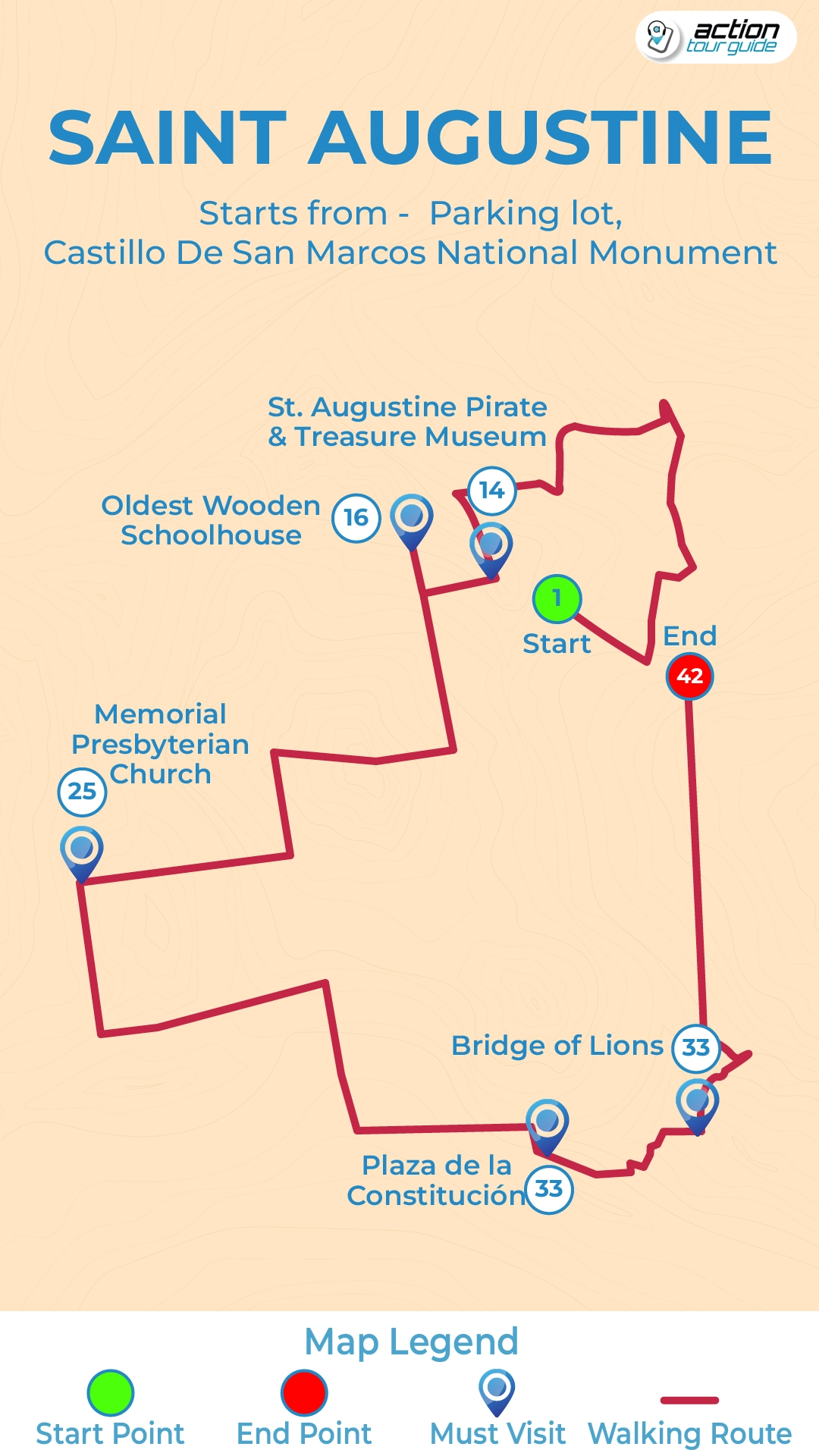 St Augustine Self Guided Walking Audio Tour Explore Historic Sites