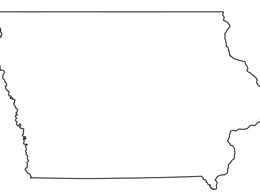 State Outlines Blank Maps Of The 50 United States GIS Geography