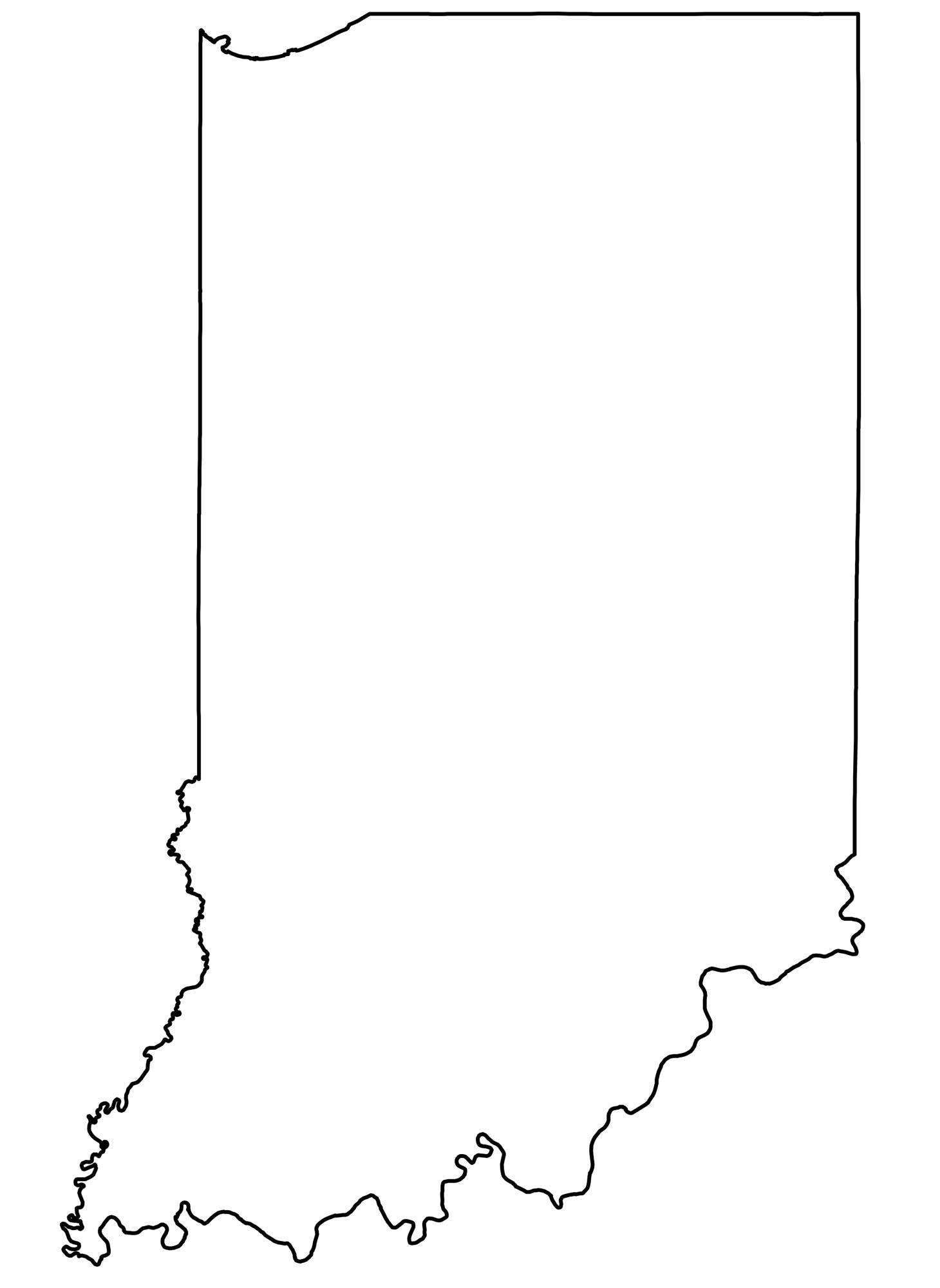 50 Individual State Map Printable