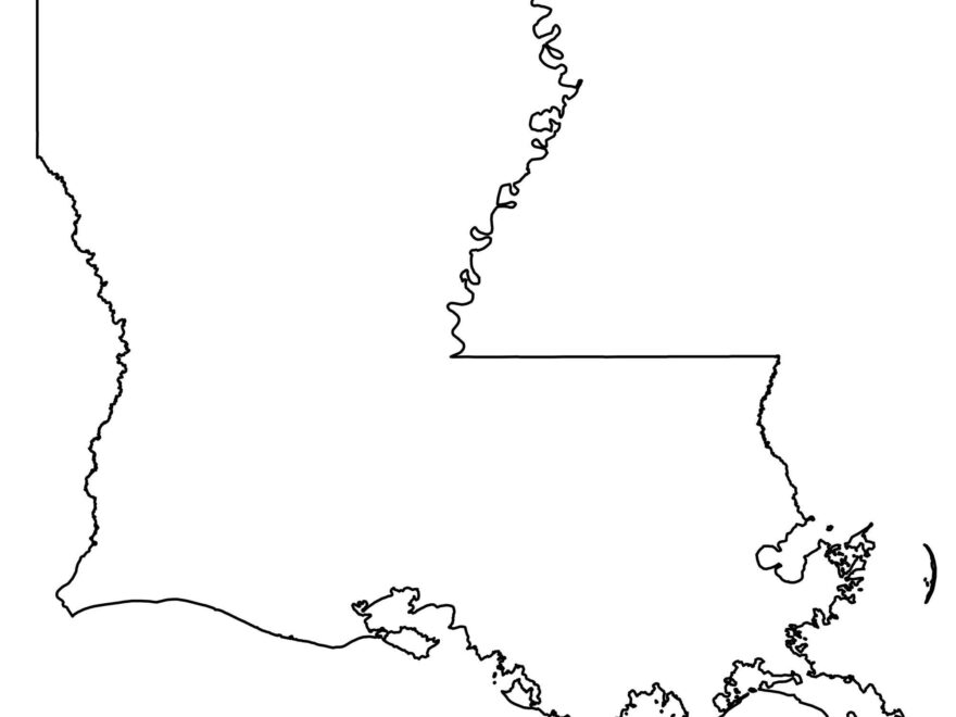 State Outlines Blank Maps Of The 50 United States GIS Geography