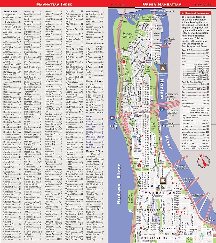 Nyc Walking Maps Manhattan Printable