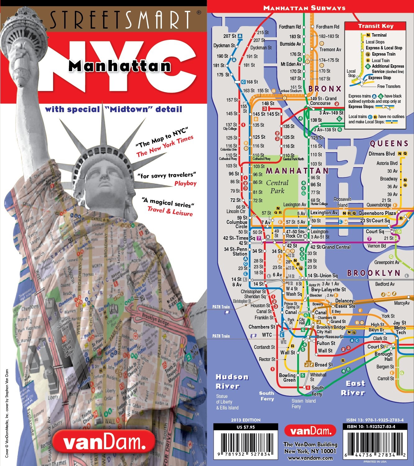 StreetSmart NYC Map Midtown Edition By VanDam Laminated Pocket City Street Map Of Manhattan W All Attractions Museums Sights Hotels Broadway Folded Map 2026 Edition Stephan Van Dam Stephan Van Dam 