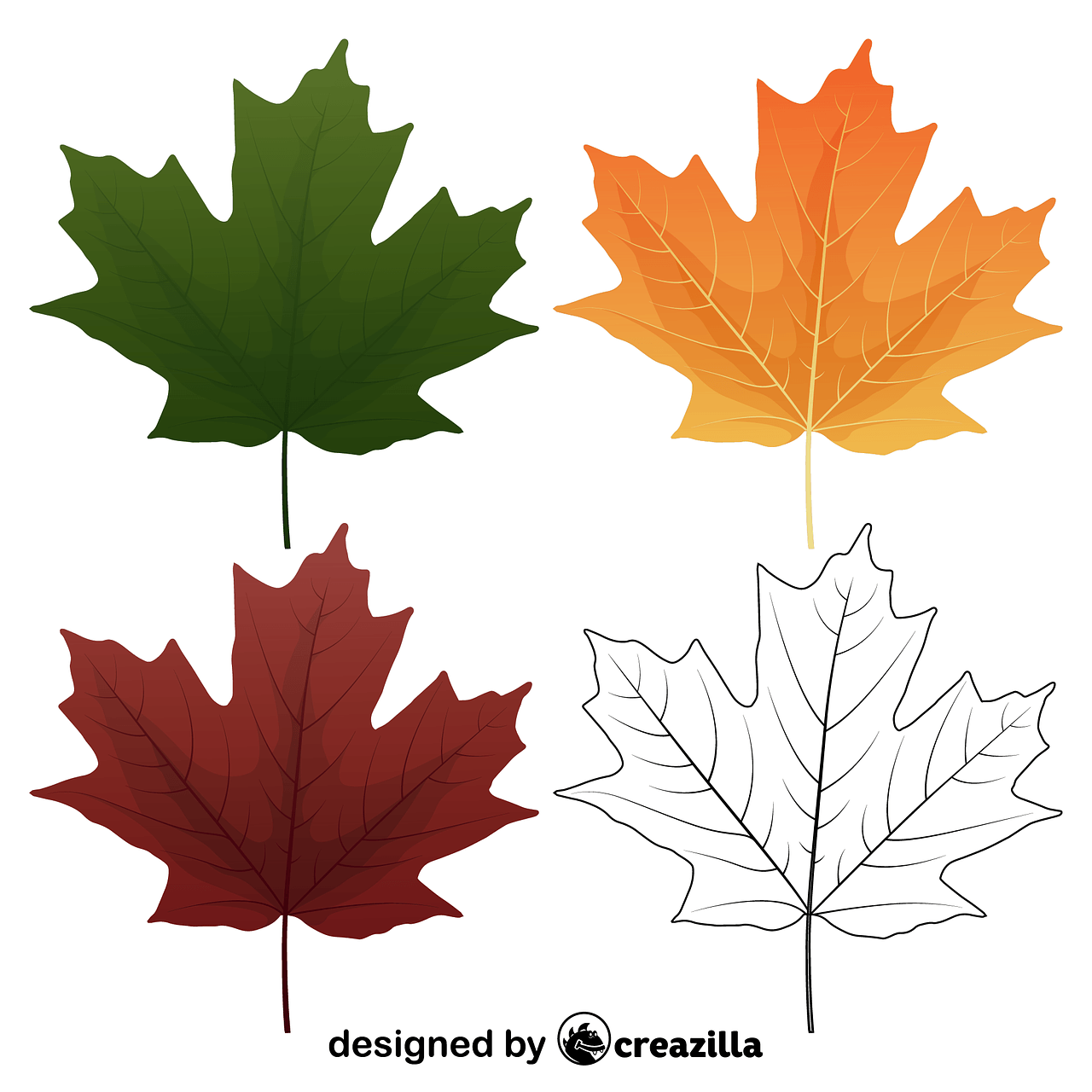 Maple Sugar Leaf Printable