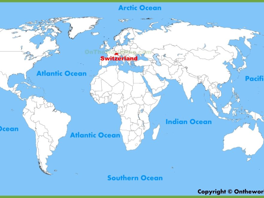 Switzerland Location On The World Map Ontheworldmap