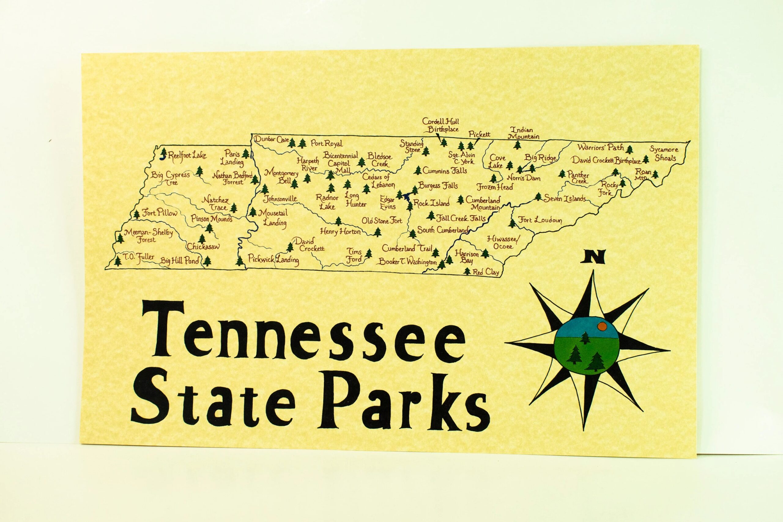 Tennessee Map Printable For Kids