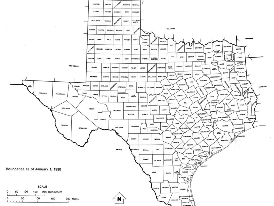 Texas Free Map