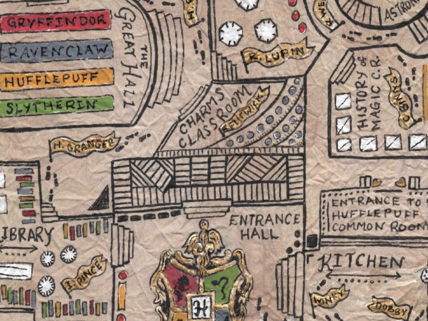 The Marauders Map ART PRINT Sweet Sequels