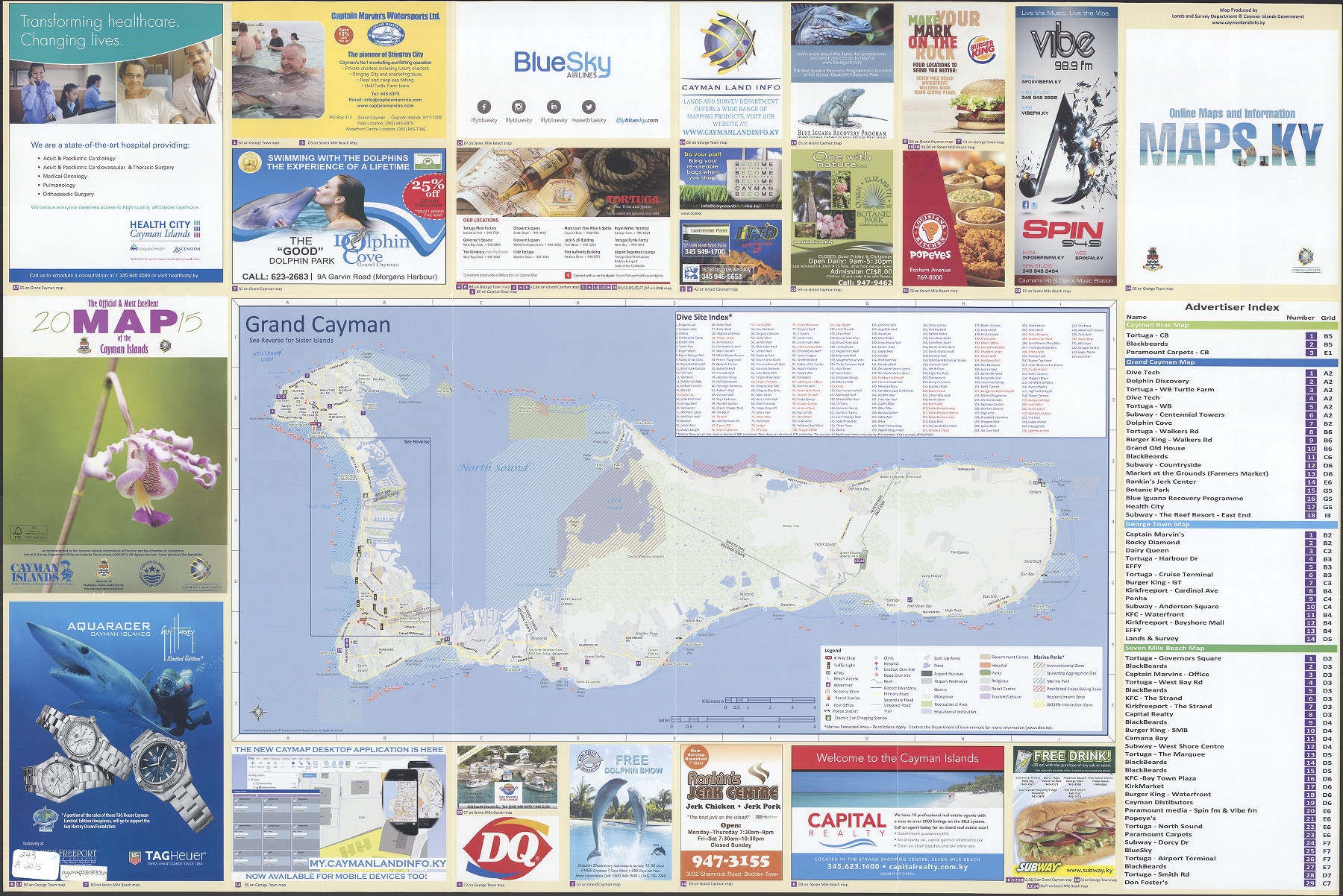 Cayman Islands Map Printable
