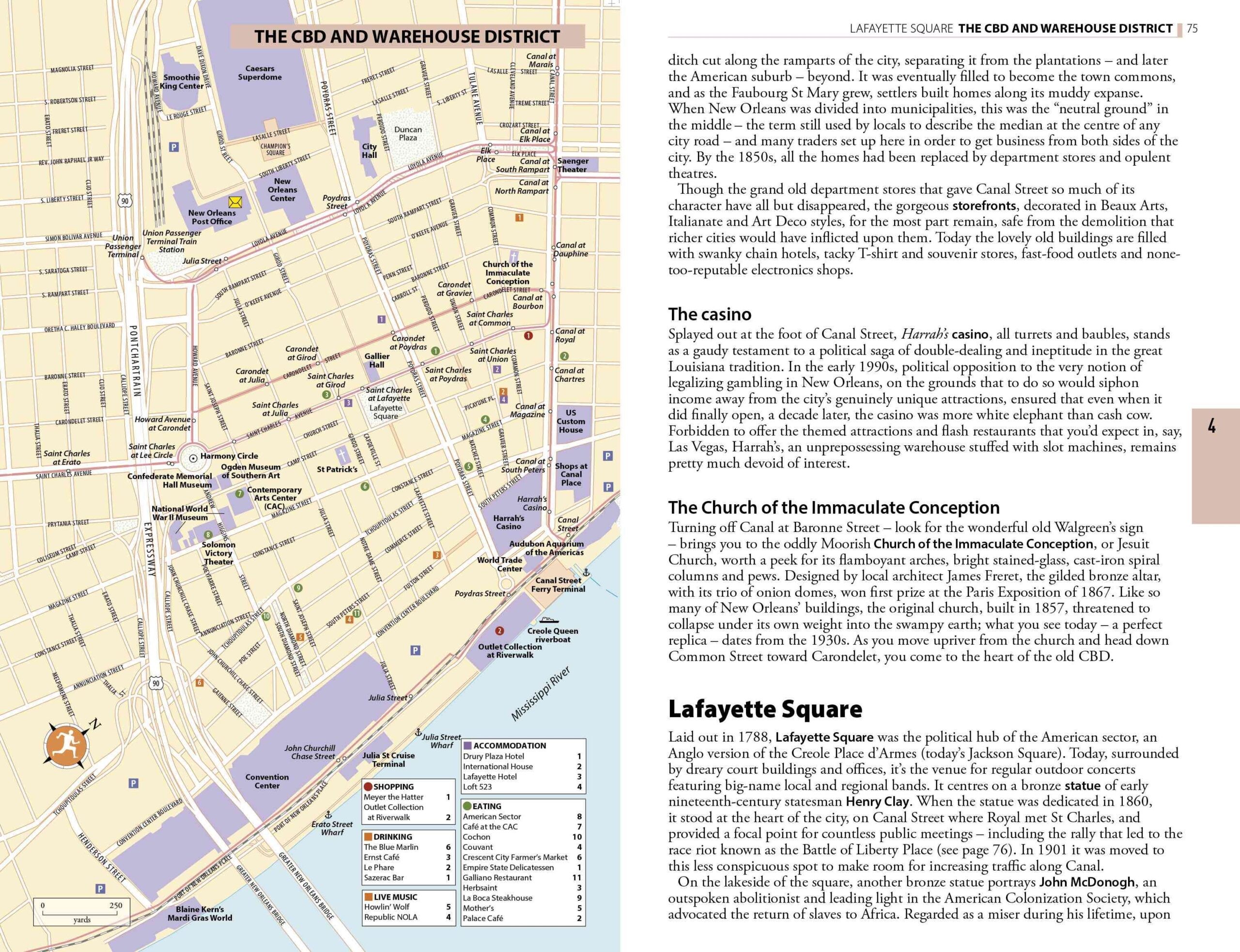 New Orleans Tourist Map Printable