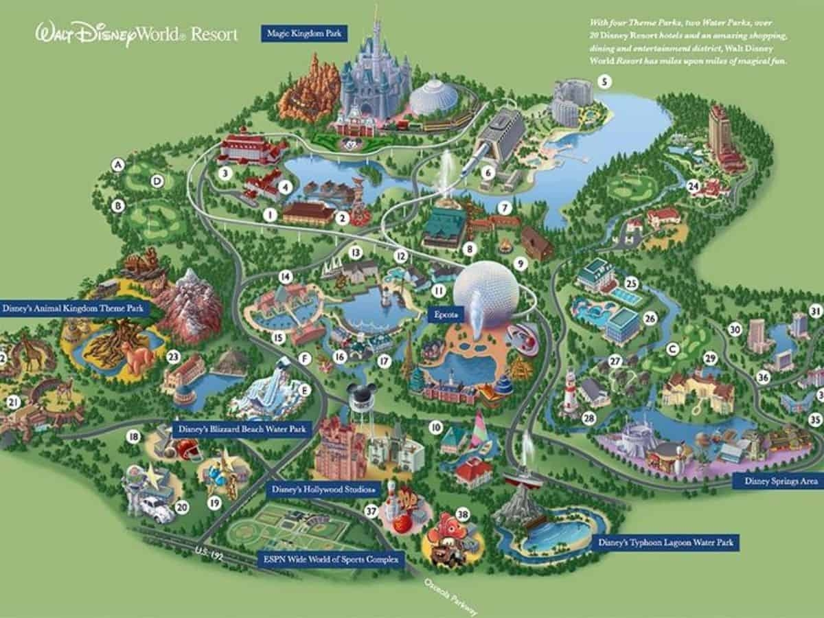Disney Animal Kingdom Map 2025 Printable