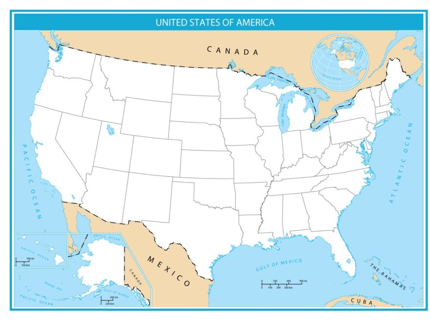 The United States Map Collection 30 Defining Maps Of America Worksheets Library