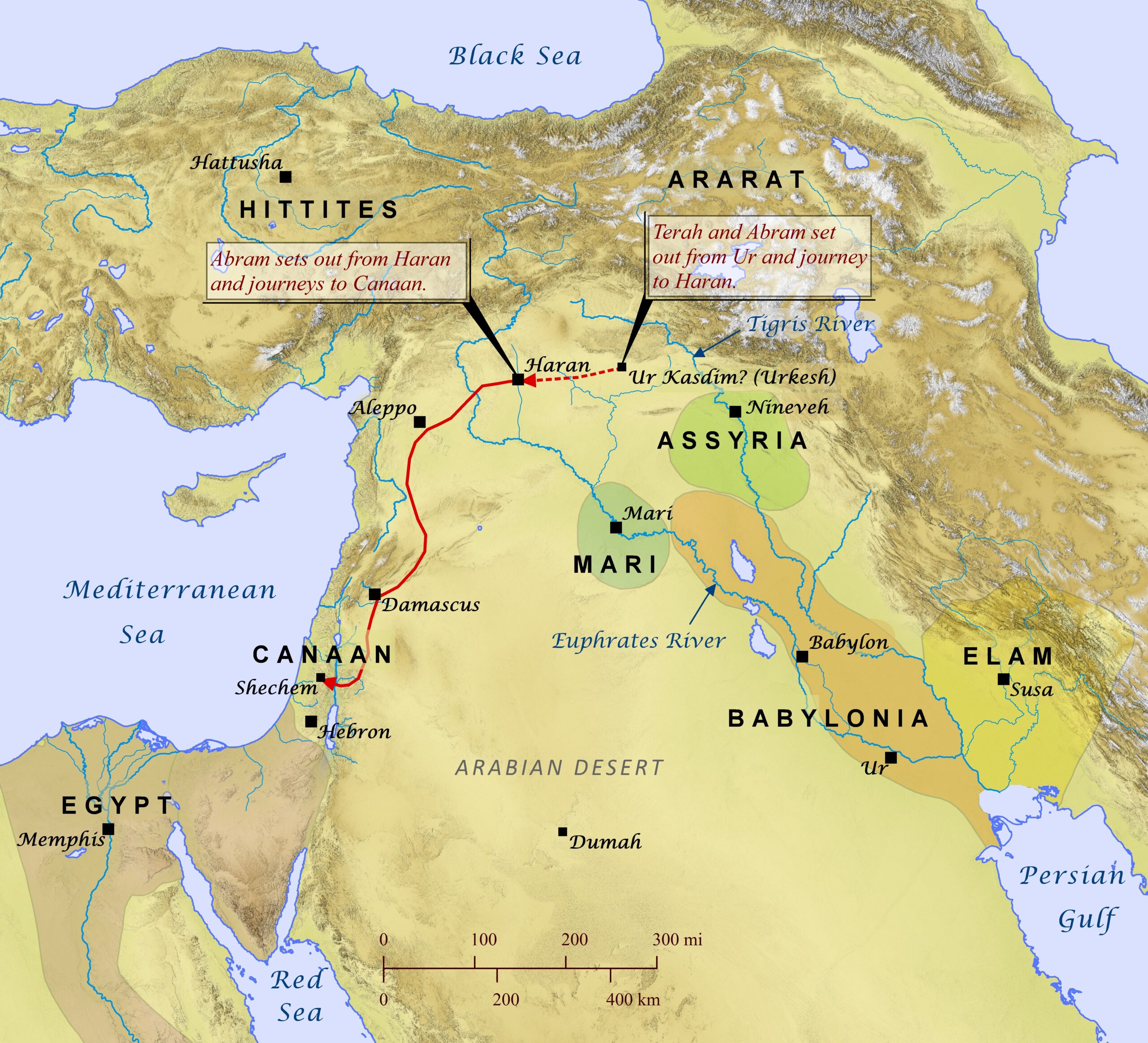 The World Of The Patriarchs Bible Mapper Atlas