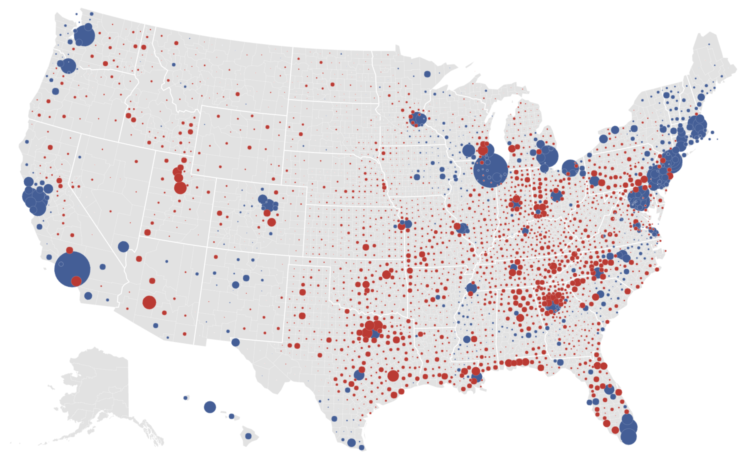There Are Many Ways To Map Election Results We ve Tried Most Of Them The New York Times