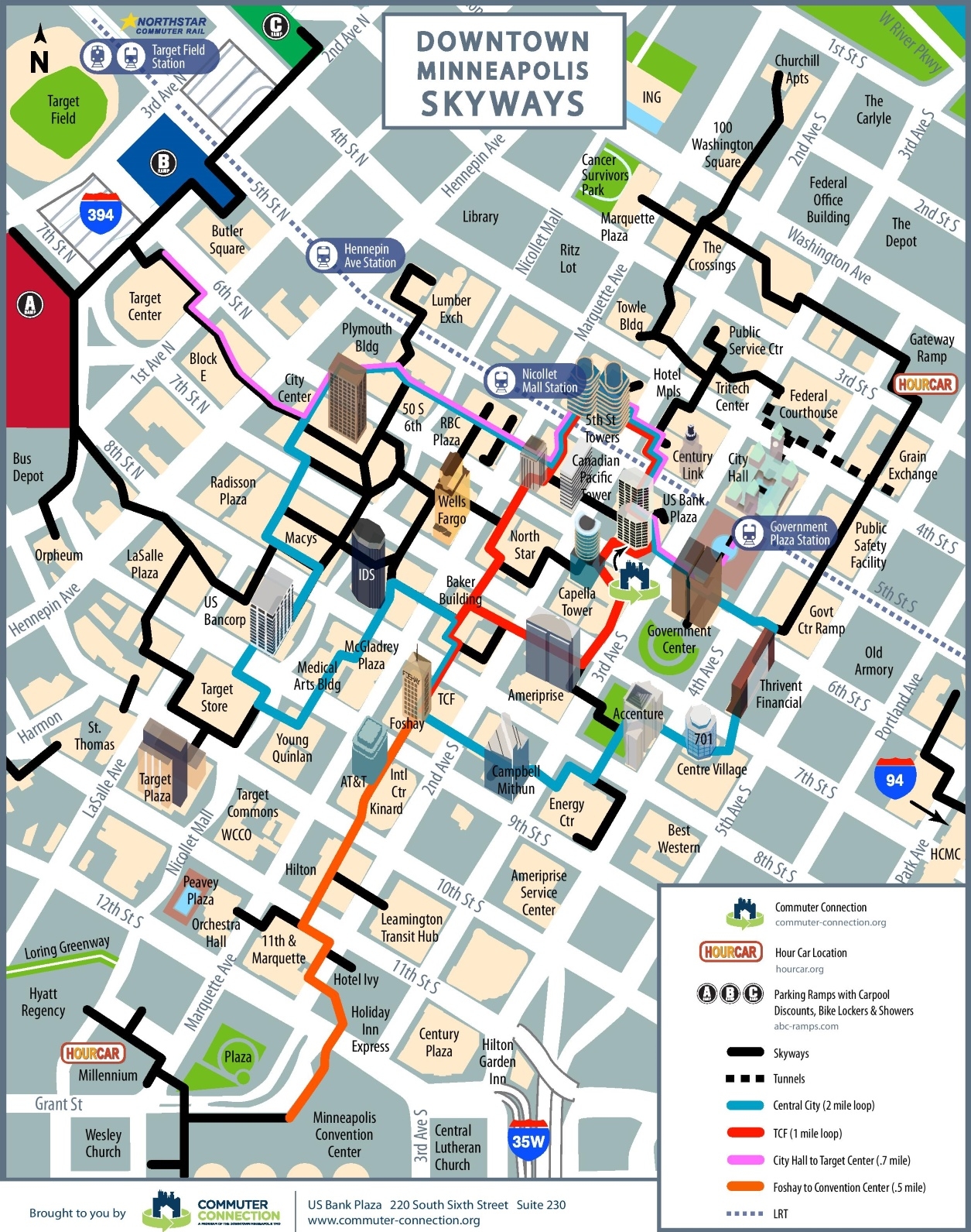 TIL Of The Minneapolis Skyway System A System Of Footbridges That Connects Shops Restaurants And Residential Buildings Over An Area Of 80 Full City Blocks It Allows Residents To Live Work And