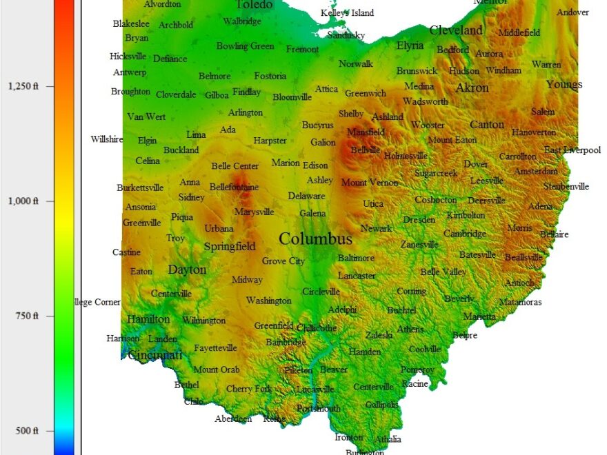 TopoCreator Create And Print Your Own Color Shaded relief Topographic Maps