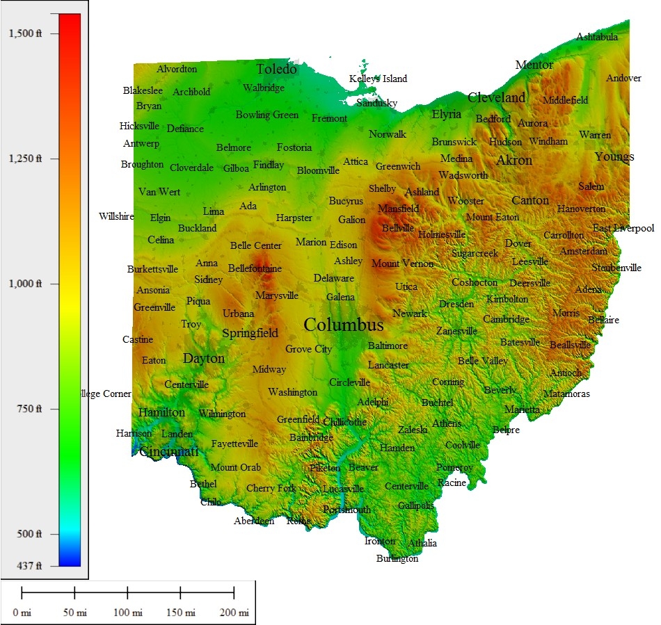 TopoCreator Create And Print Your Own Color Shaded relief Topographic Maps
