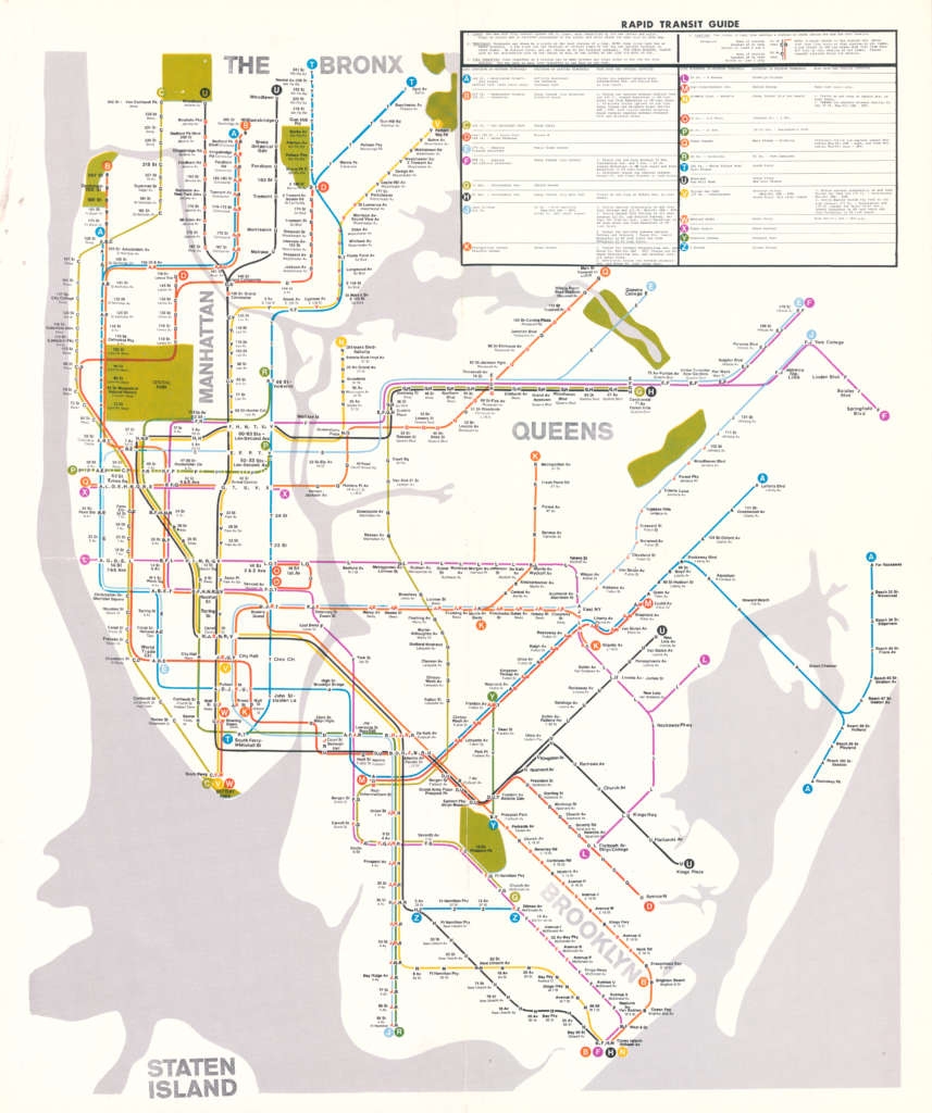 Towards A Better Way The Vignelli Map At 50 New York Transit Museum