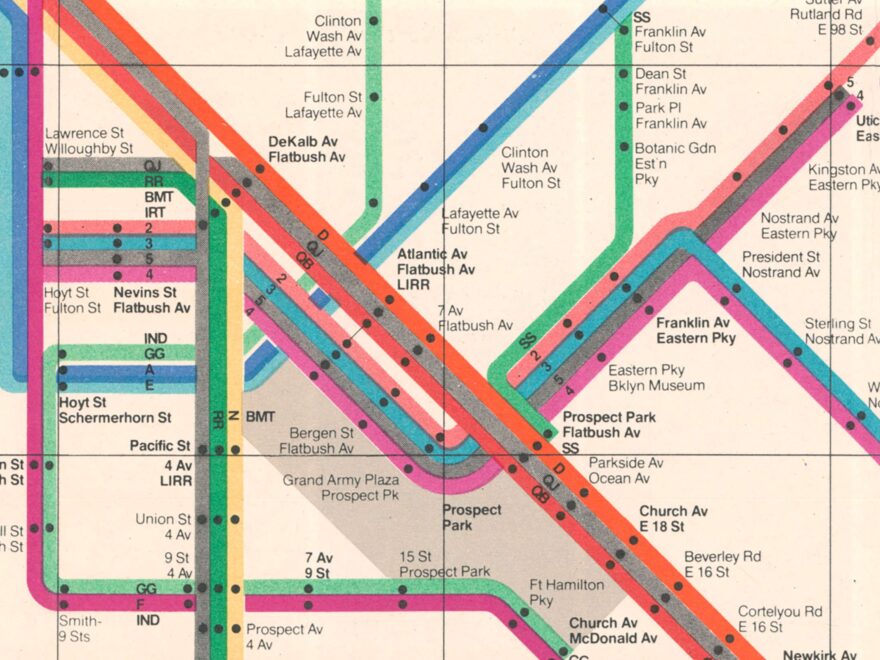 Towards A Better Way The Vignelli Map At 50 New York Transit Museum