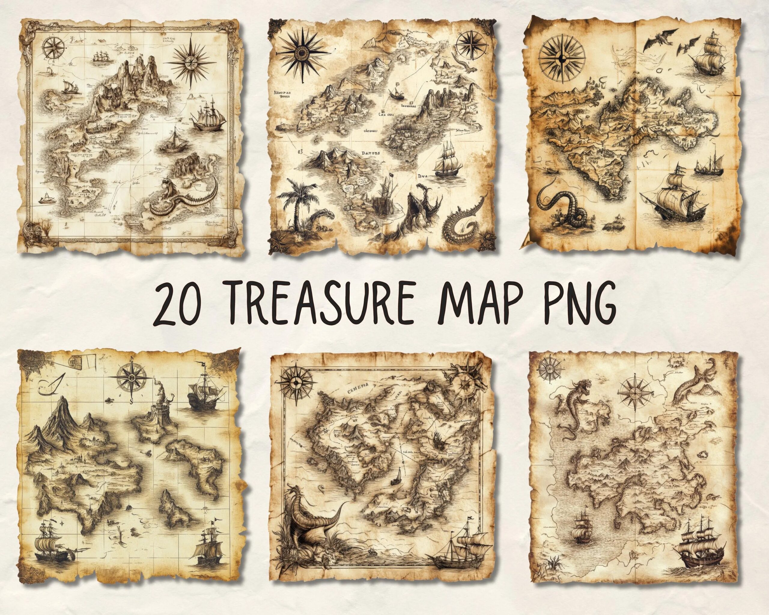 Treasure Map Paper Etsy