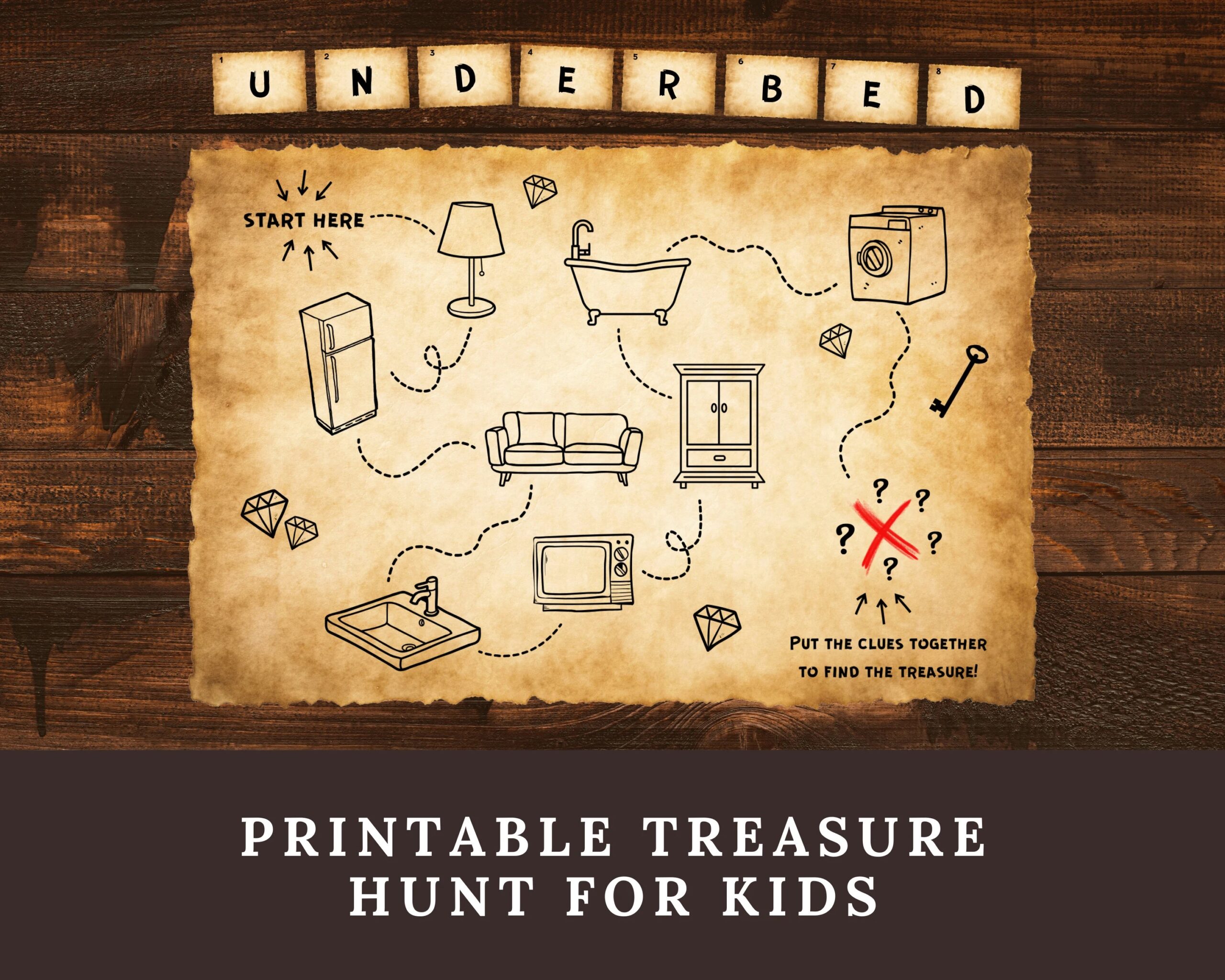 Printable Indoor Treasure Maps