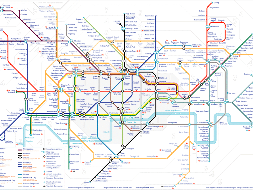Tube Map Alex4D Old Blog