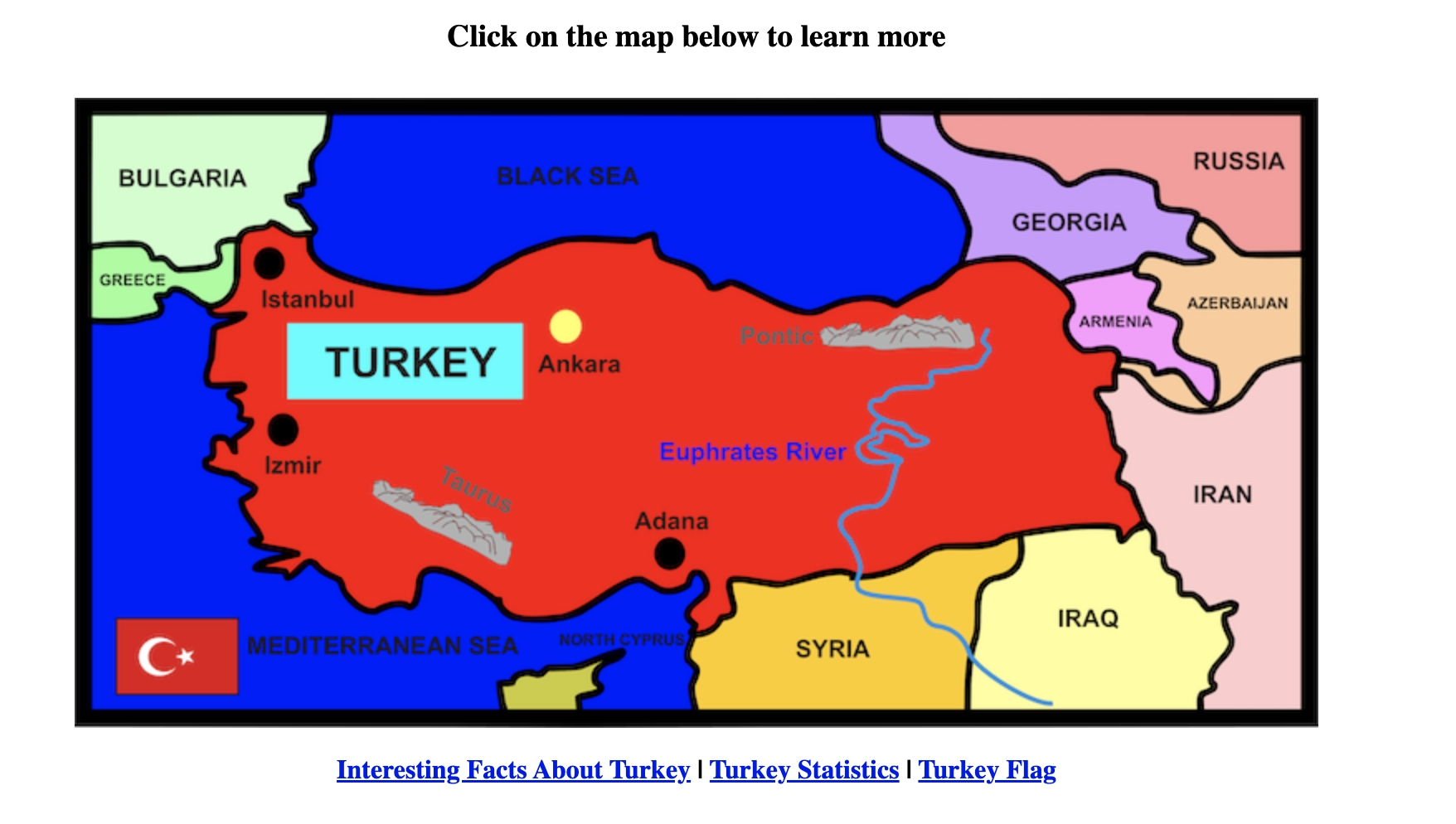 Printable Map Of Turkey Worksheet Homeschool