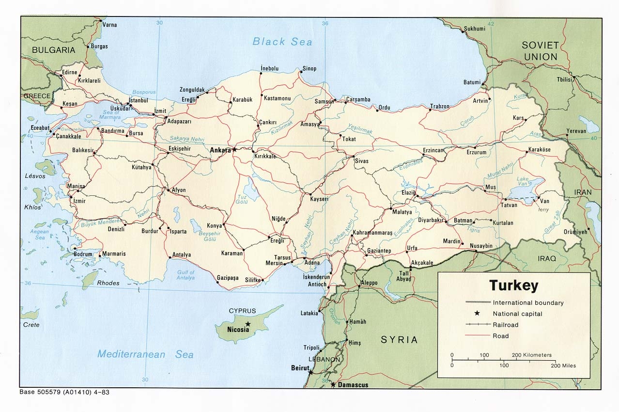 Turkey Maps Perry Casta eda Map Collection UT Library Online