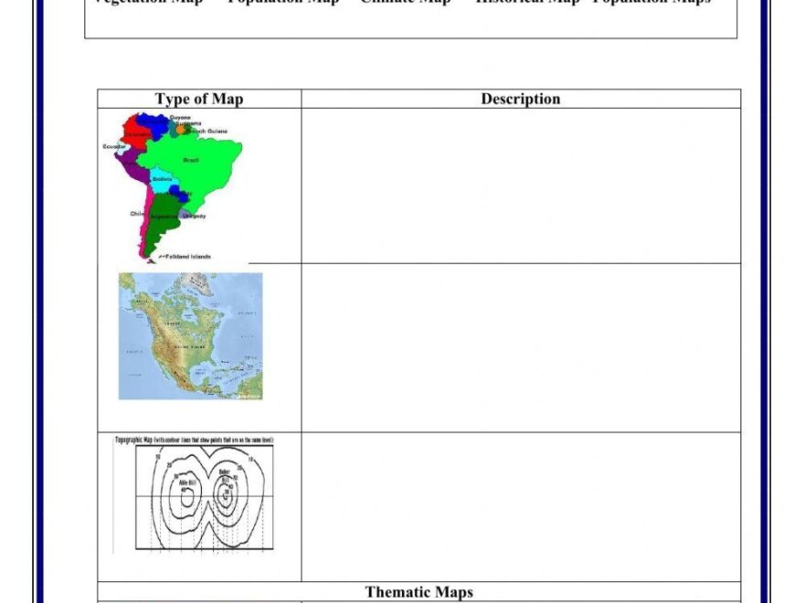 Types Of Maps Exercise Live Worksheets Worksheets Library