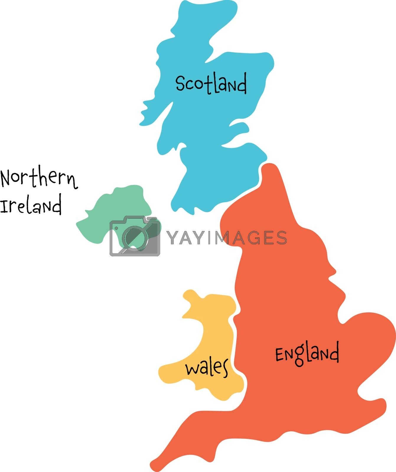 Printable Map Of England Ireland And Scotland