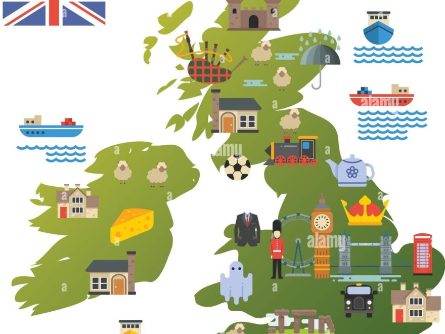 United Kingdom Map Cut Out Stock Images Pictures Alamy